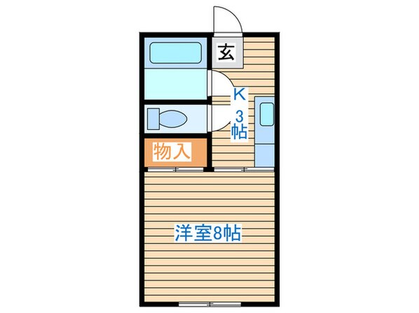 コーポラスエトワールの物件間取画像